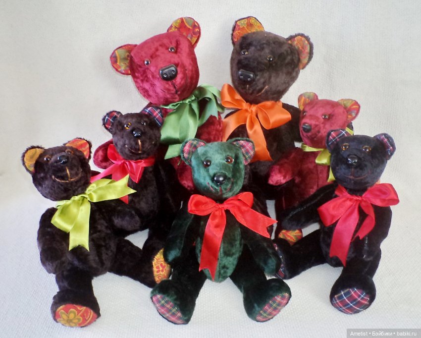 Плюшевые мишеньки из детства