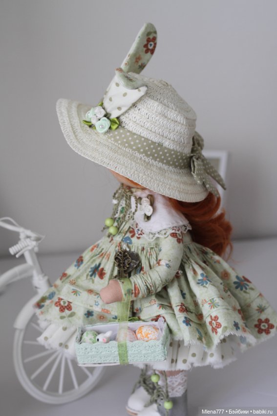 Зайка интерьерная текстильная (фото 6)