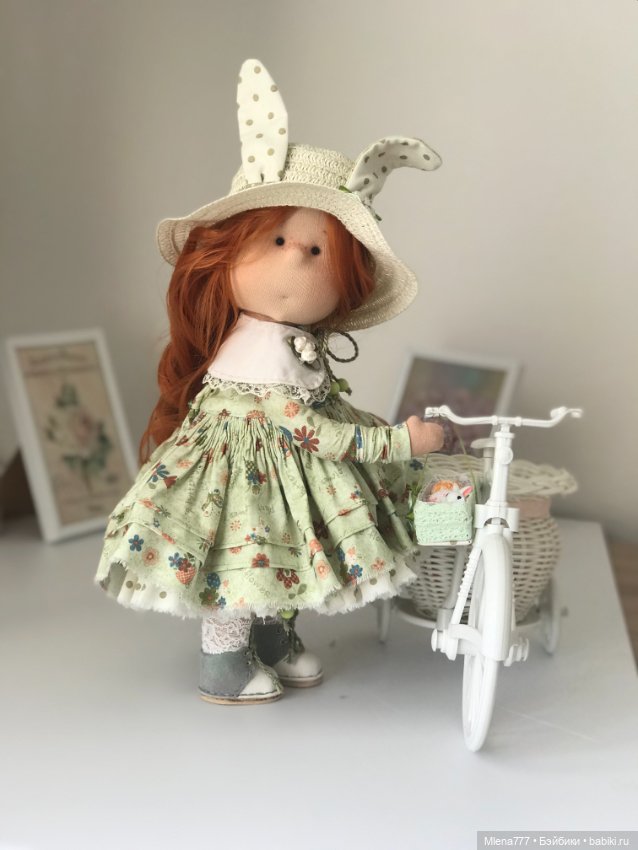 Зайка интерьерная текстильная (фото 2)