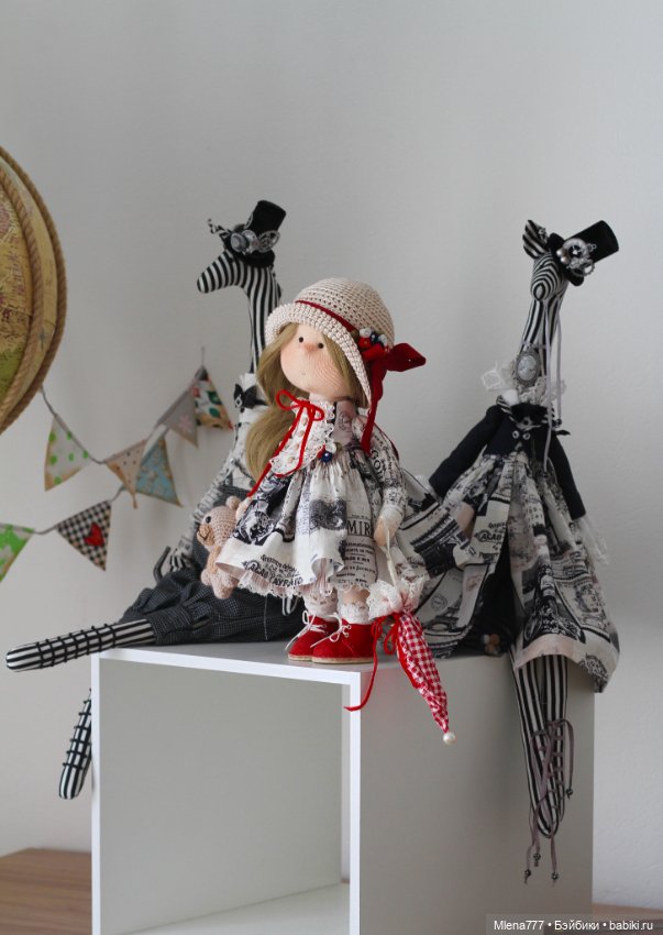 Путешествие в Париж — Авторские текстильные куклы: Вальдорфские (фото 4)