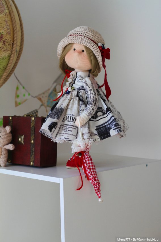 Путешествие в Париж — Авторские текстильные куклы: Вальдорфские (фото 3)