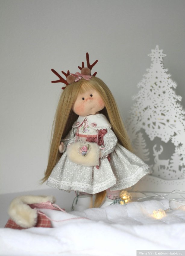 Олеся лесной олень — Авторские текстильные куклы: Вальдорфские (фото 3)