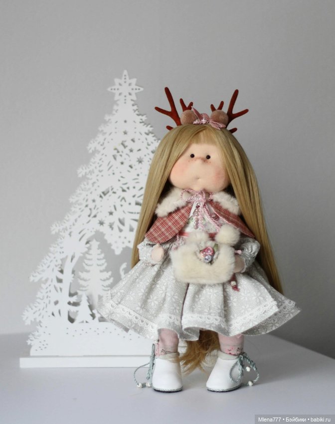 Олеся лесной олень — Авторские текстильные куклы: Вальдорфские (фото 4)