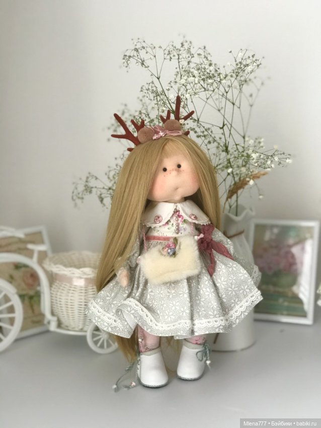 Олеся лесной олень — Авторские текстильные куклы: Вальдорфские