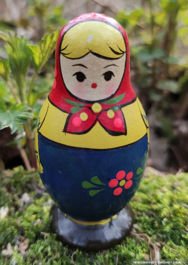 Матрёшка — Игрушки СССР и советского детства: резиновые (фото 5)