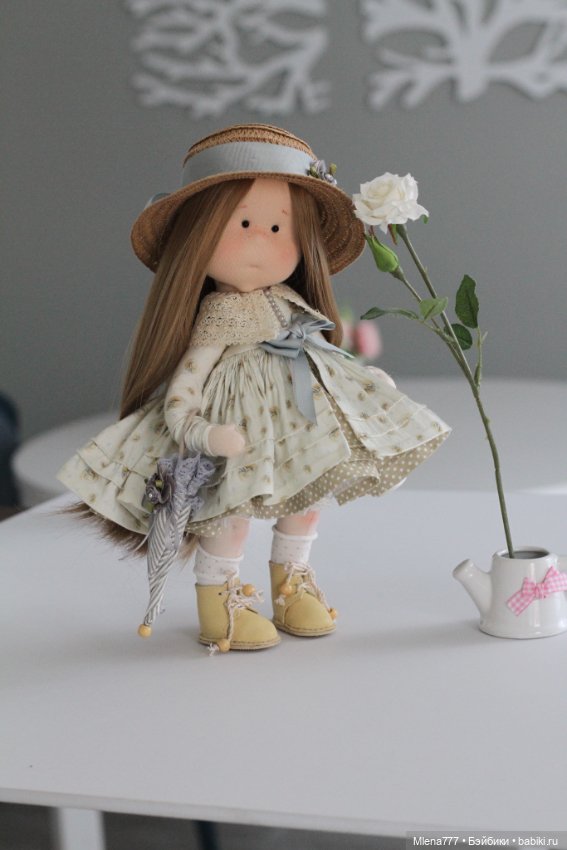 Маша и медведь — Авторские текстильные куклы: Вальдорфские (фото 4)