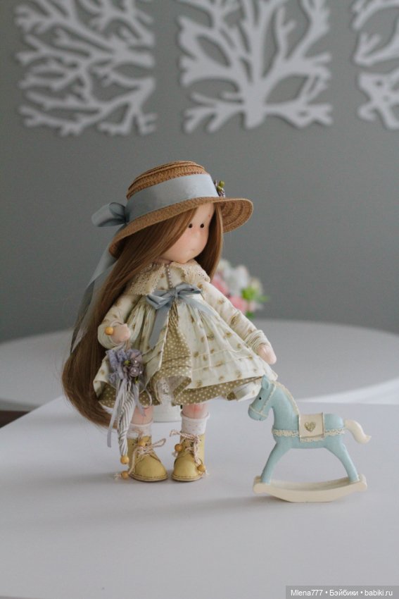 Маша и медведь — Авторские текстильные куклы: Вальдорфские (фото 5)