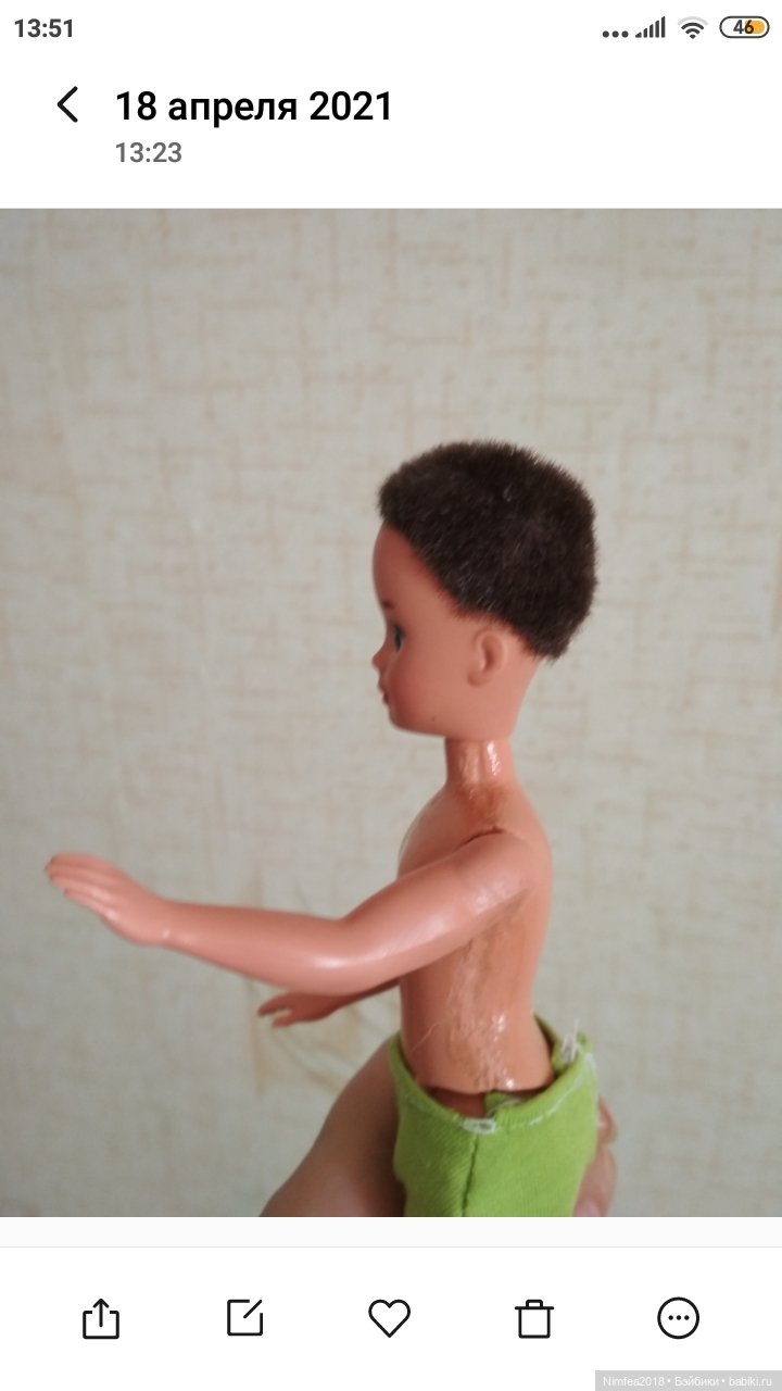 Ремонт руки Тода, Стейси — Ремонт и реставрация кукол: тело