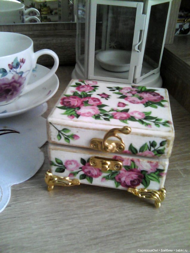 Маленькая шкатулочка и кувшинчик (фото 2)