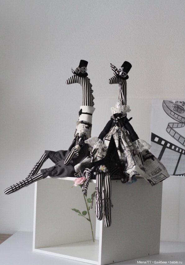 Giraffe — Авторские текстильные куклы: Вальдорфские (фото 6)