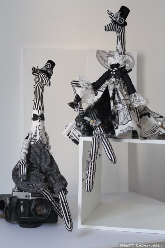 Giraffe — Авторские текстильные куклы: Вальдорфские (фото 2)