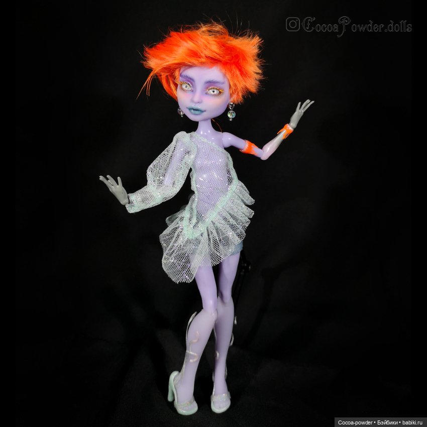 Яркая Твайла. ООАК — ООАК Monster High и Ever After High: репейнт (фото 3)
