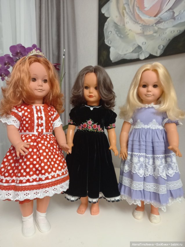 Триптих кукол — Винтажные куклы ГДР (Немки): Бигги (фото 4)