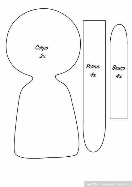 Шьем большую игровую куклу