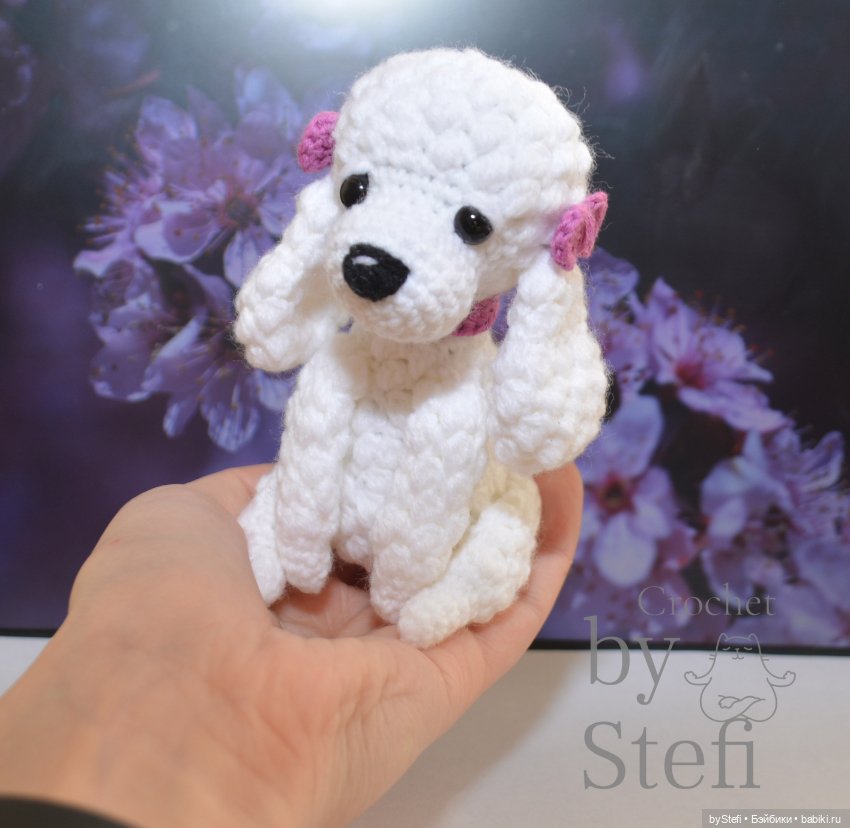 Пудель Эльза — Вязаные игрушки и амигуруми: крючком (фото 7)