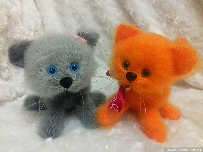 Мои котики — Вязаные игрушки и амигуруми: крючком (фото 8)
