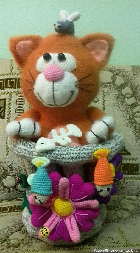 Мои котики — Вязаные игрушки и амигуруми: крючком (фото 10)