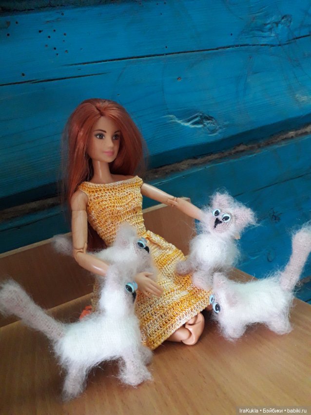 Семейка кошачьих — Вязаные игрушки и амигуруми: крючком (фото 2)