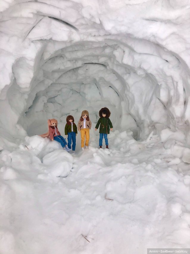 Зимняя прогулка азонок и немного информации о персонажах