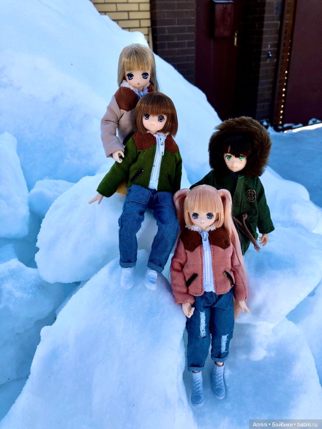 Зимняя прогулка азонок и немного информации о персонажах (фото 5)
