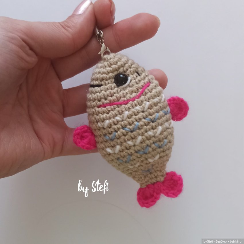 Рыбка-брелок (без пришивных деталей) (фото 5)