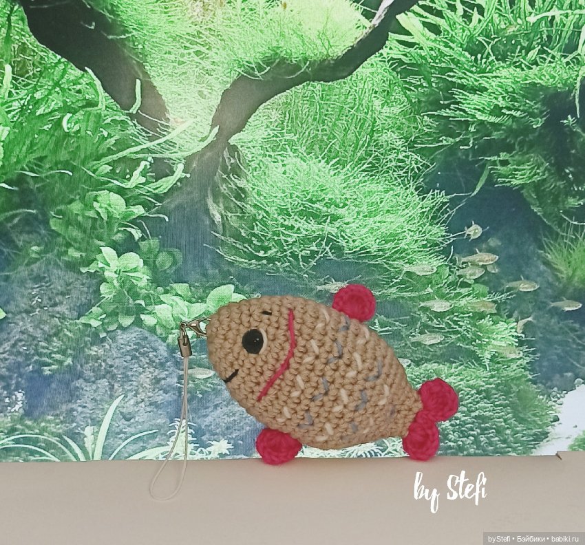 Рыбка-брелок (без пришивных деталей)