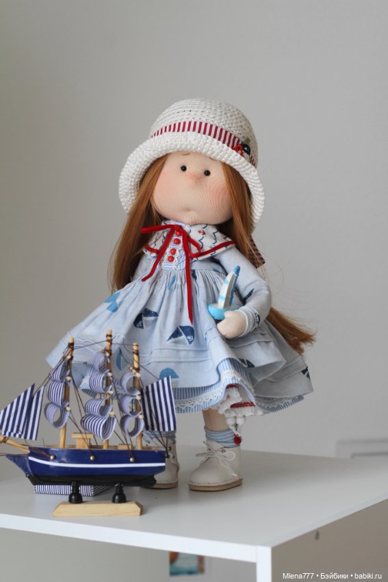 Текстильная морская кукла (фото 3)