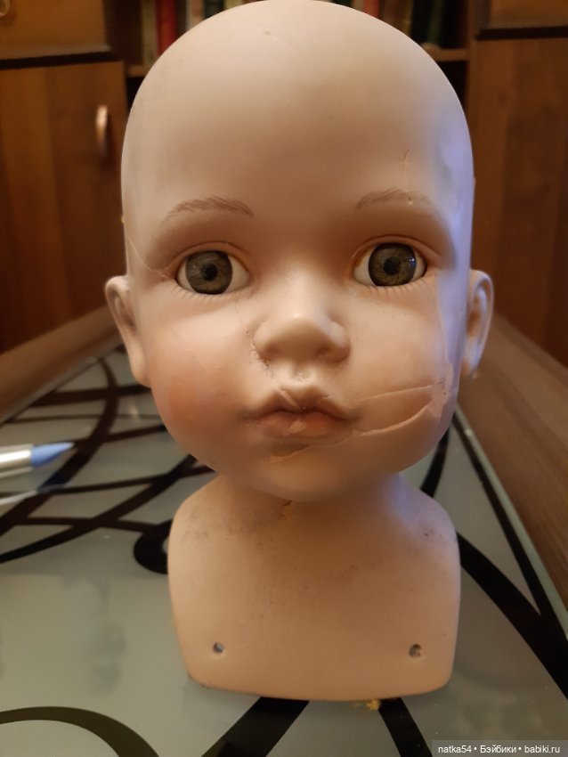 Первый опыт реставрации — Ремонт и реставрация фарфоровых кукол: склейка (фото 3)