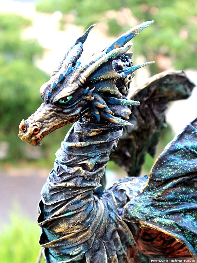 Дракон — Лепка авторских игрушек и папье (фото 7)