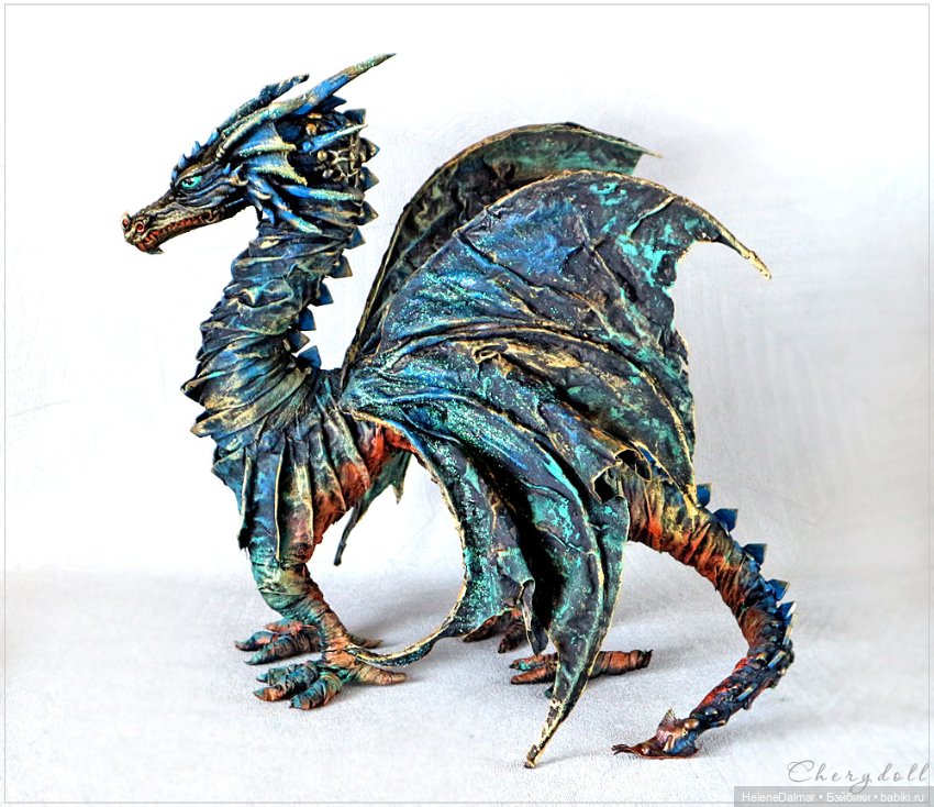 Дракон — Лепка авторских игрушек и папье (фото 5)