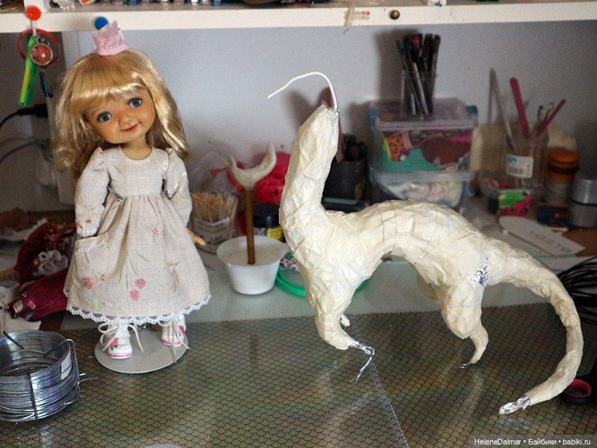 Дракон — Лепка авторских игрушек и папье (фото 3)