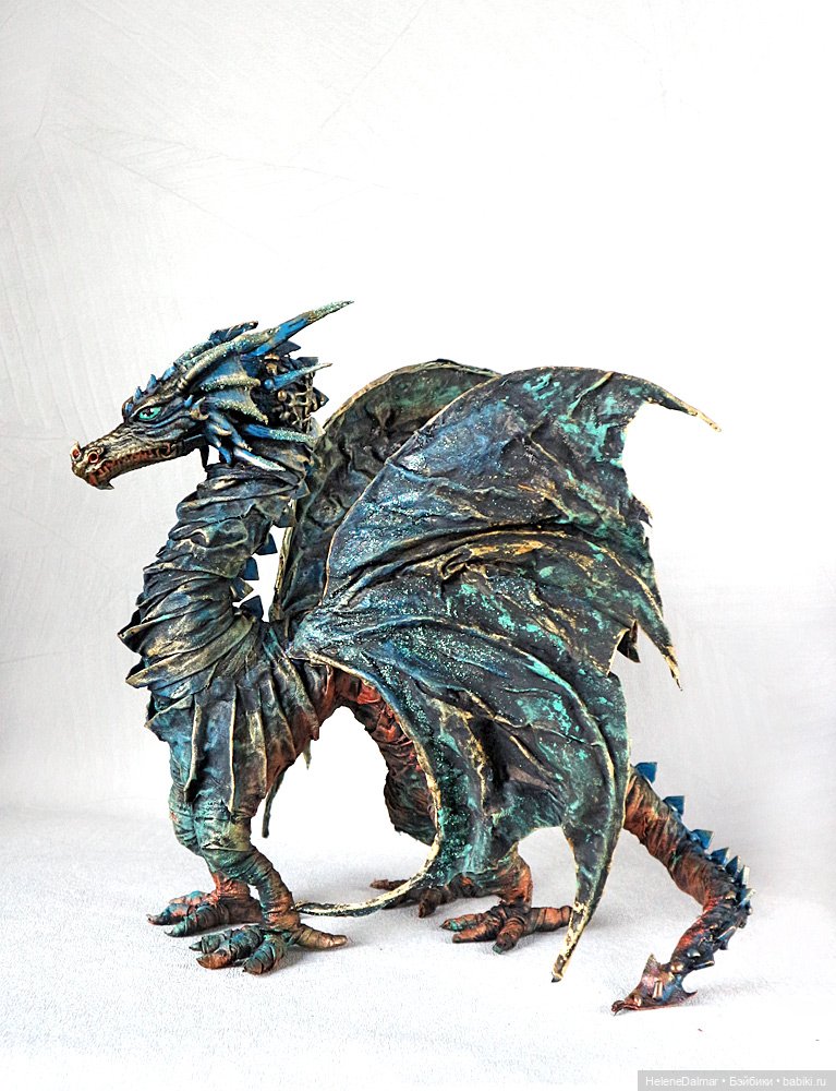 Дракон — Лепка авторских игрушек и папье (фото 8)