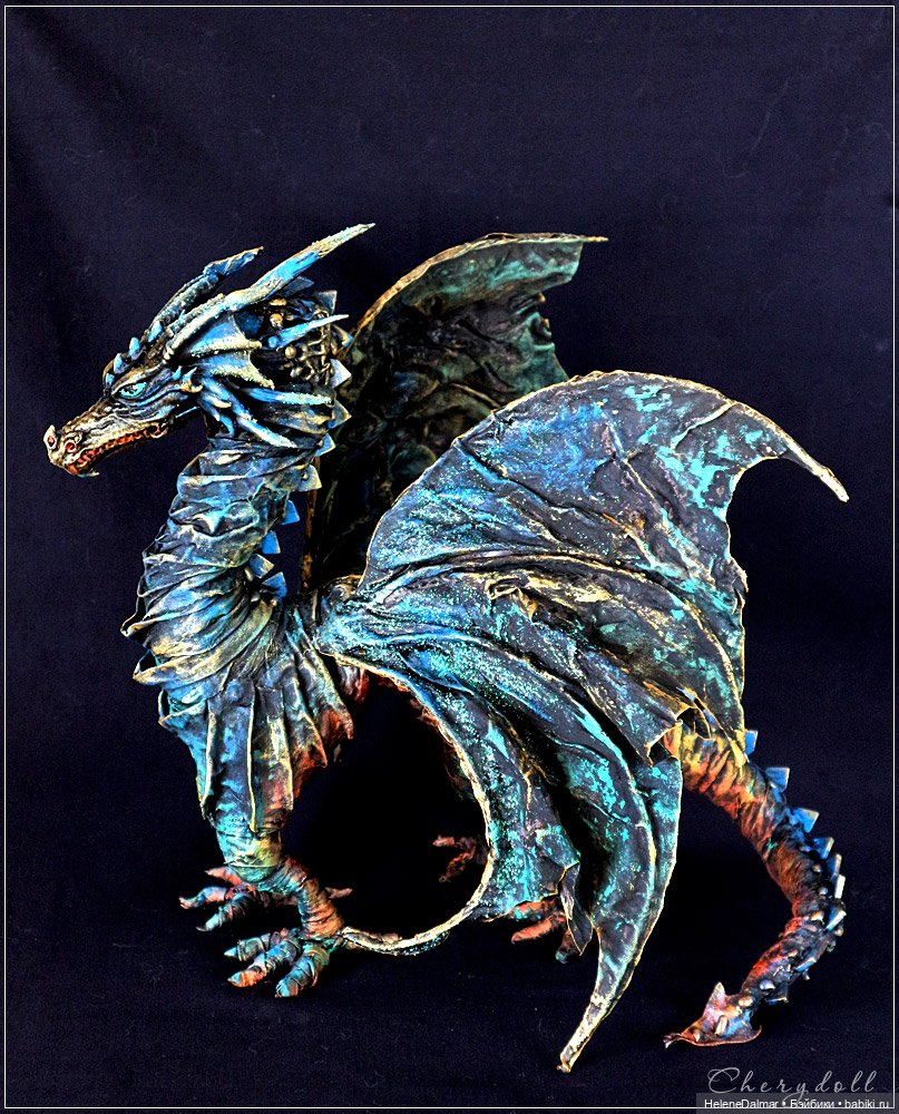 Дракон — Лепка авторских игрушек и папье (фото 6)