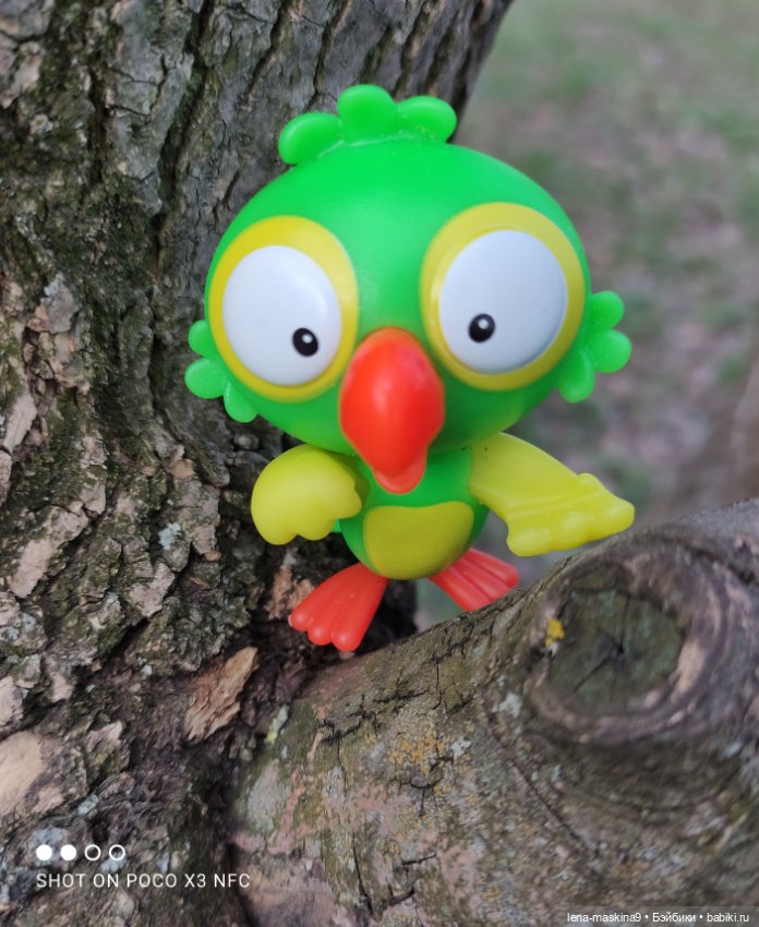 Попугай Кеша и цветочки — Интересные игрушки и фигурки (разное): редкие