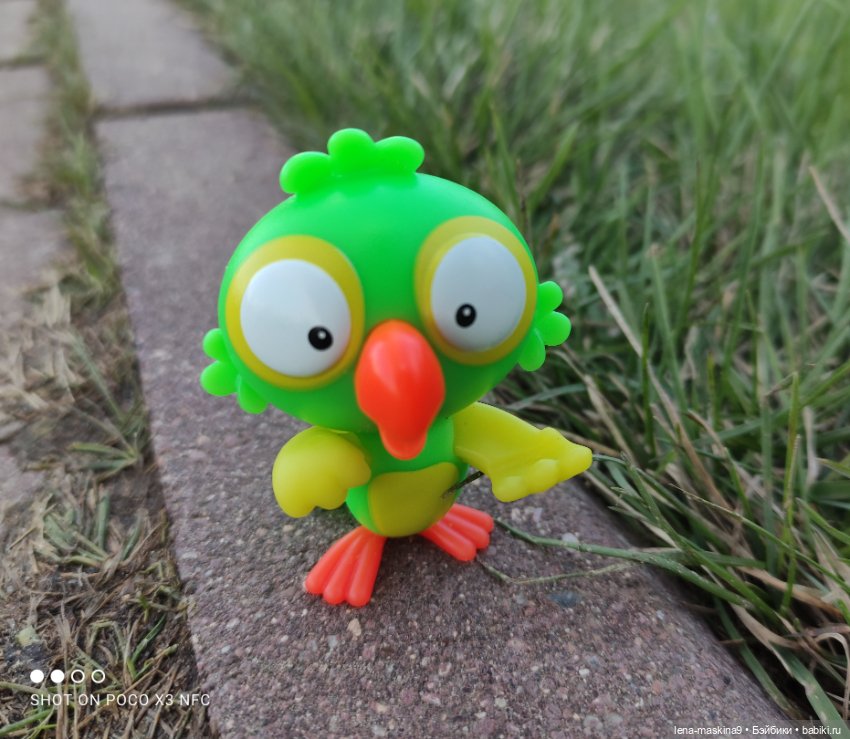 Попугай Кеша и цветочки — Интересные игрушки и фигурки (разное): редкие (фото 3)