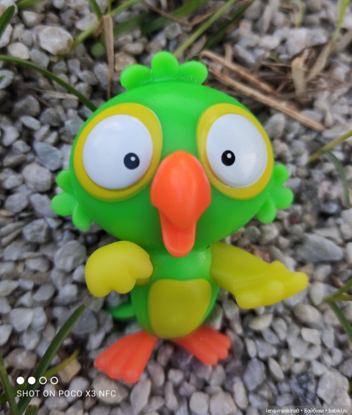 Попугай Кеша и цветочки — Интересные игрушки и фигурки (разное): редкие (фото 5)