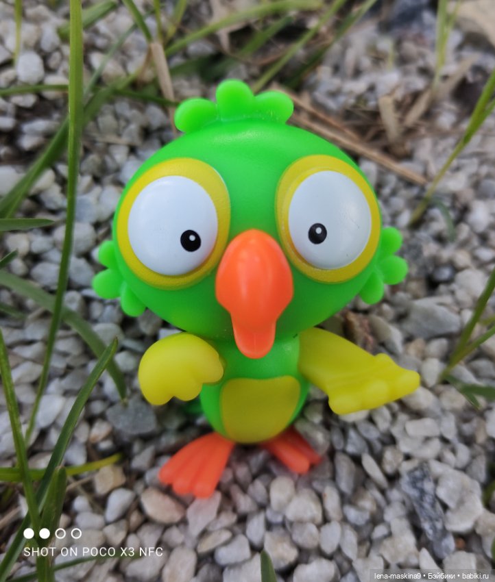 Попугай Кеша и цветочки — Интересные игрушки и фигурки (разное): редкие (фото 2)