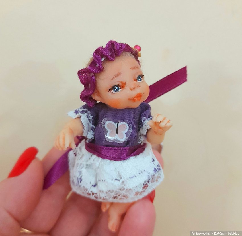 Микроскопическая леди и ее гардероб. Авторские куклы Натальи Игнатьевой