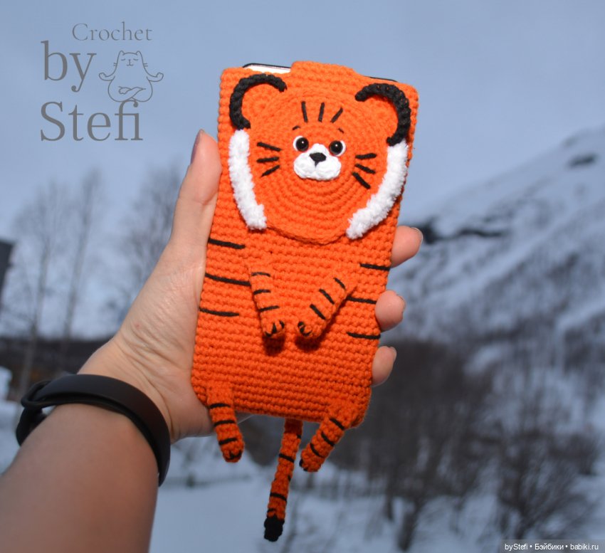 Чехол для телефона (или сладостей), Тигрулик. Символ 2022 (фото 3)