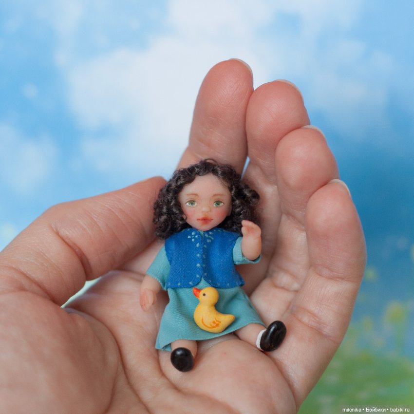 Мои новые малюсики — Авторские миниатюрные куклы: лепка