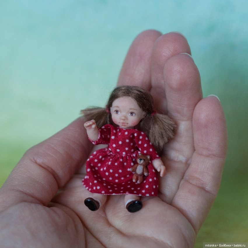Мои новые малюсики — Авторские миниатюрные куклы: лепка