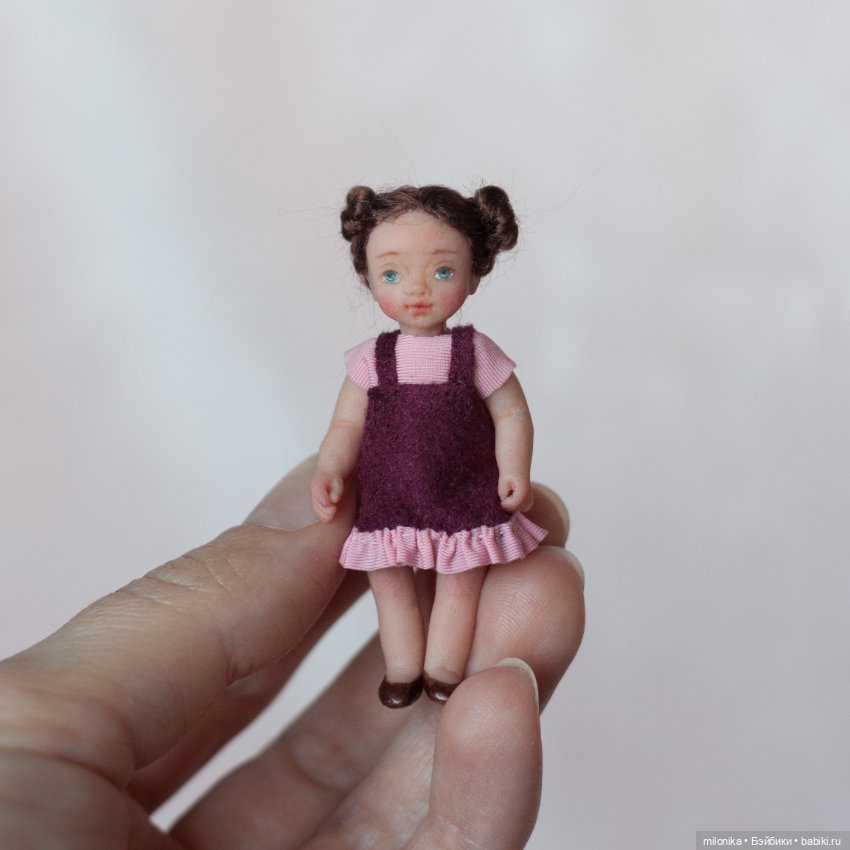Мои новые малюсики — Авторские миниатюрные куклы: лепка