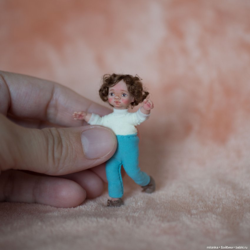 Мои новые малюсики — Авторские миниатюрные куклы: лепка