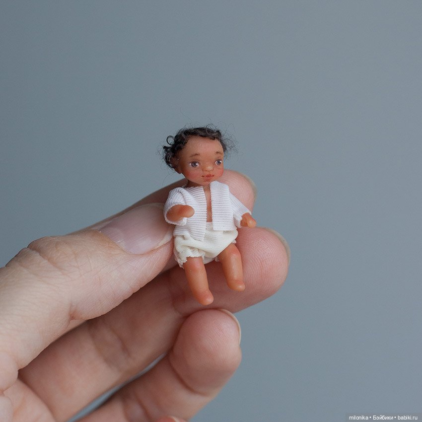 Мои новые малюсики — Авторские миниатюрные куклы: лепка