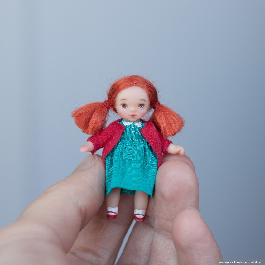Мои новые малюсики — Авторские миниатюрные куклы: лепка