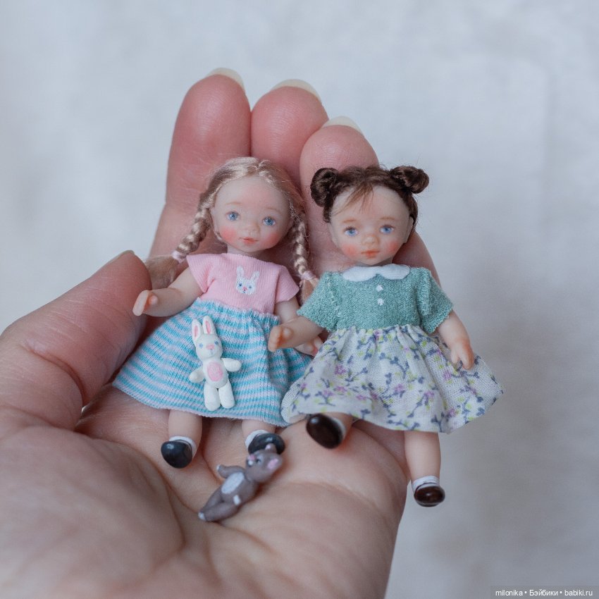 Мои новые малюсики — Авторские миниатюрные куклы: лепка