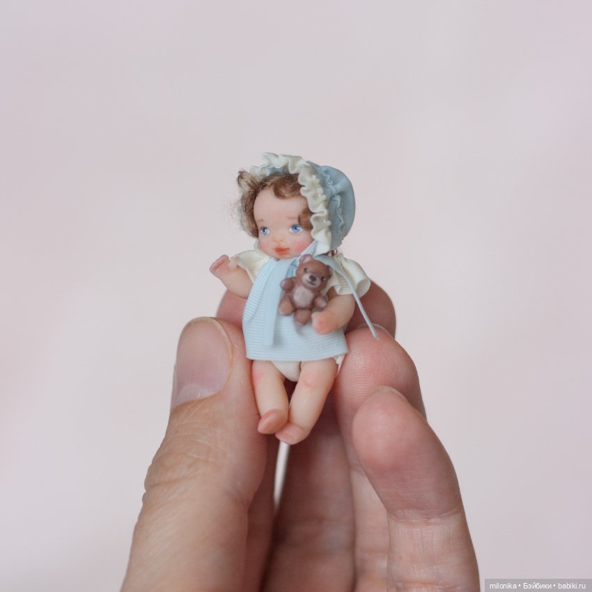 Мои новые малюсики — Авторские миниатюрные куклы: лепка