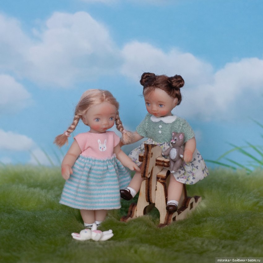 Мои новые малюсики — Авторские миниатюрные куклы: лепка