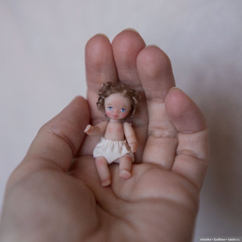 Мои новые малюсики — Авторские миниатюрные куклы: лепка