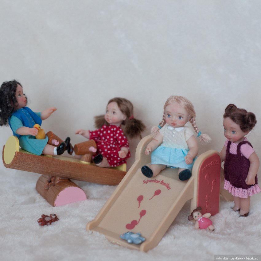 Мои новые малюсики — Авторские миниатюрные куклы: лепка